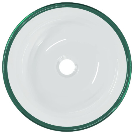 vidaXL Wasbak 35x12 cm gehard glas transparant afbeelding3 - 1