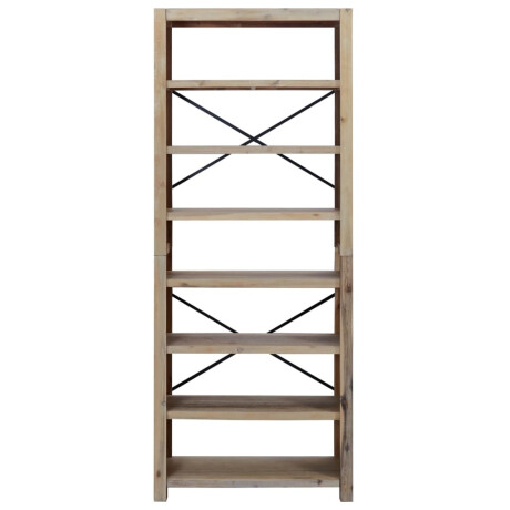 vidaXL Boekenkast met 7 schappen 80x30x200 cm massief acaciahout afbeelding3 - 1