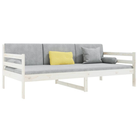 vidaXL Slaapbank zonder matras 90x190 cm massief grenenhout wit afbeelding3 - 1