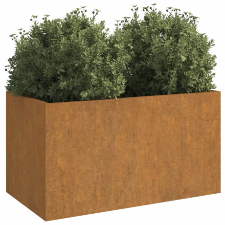 vidaXL Plantenbak 62x30x29 cm cortenstaal afbeelding3 - 1