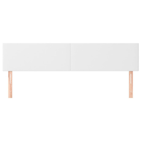 vidaXL Hoofdborden 2 st 100x5x78/88 cm kunstleer wit afbeelding3 - 1
