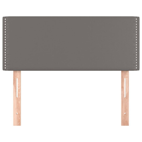 vidaXL Hoofdbord 80x5x78/88 cm kunstleer grijs afbeelding3 - 1