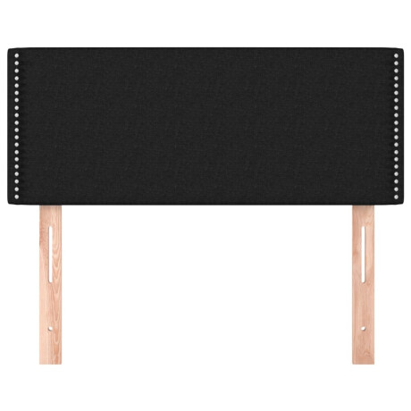 vidaXL Hoofdbord 90x5x78/88 cm stof zwart afbeelding3 - 1