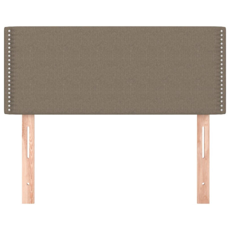 vidaXL Hoofdbord 90x5x78/88 cm stof taupe afbeelding3 - 1