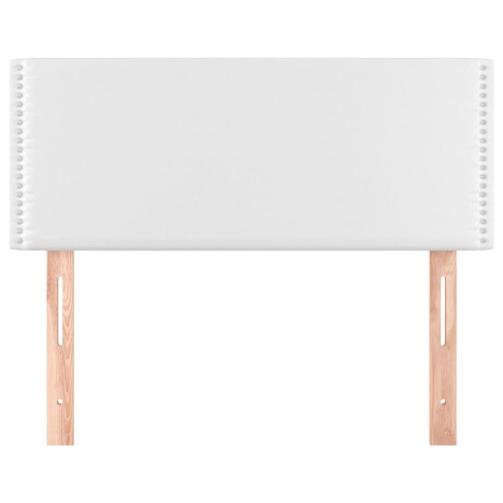 vidaXL Hoofdbord 90x5x78/88 cm kunstleer wit afbeelding3 - 1