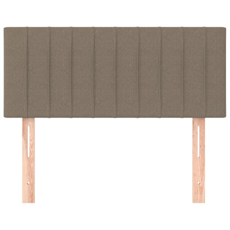 vidaXL Hoofdbord 100x5x78/88 cm stof taupe afbeelding3 - 1