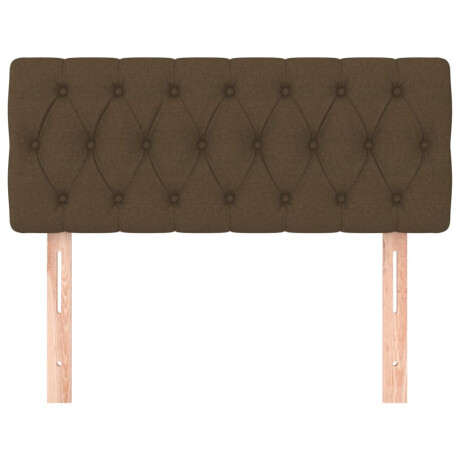 vidaXL Hoofdbord 90x7x78/88 cm stof donkerbruin afbeelding3 - 1