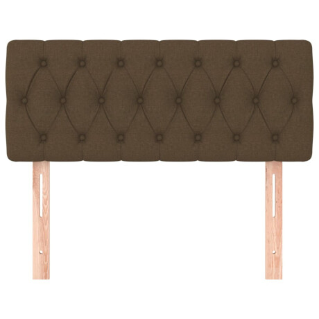 vidaXL Hoofdbord 100x7x78/88 cm stof donkerbruin afbeelding3 - 1