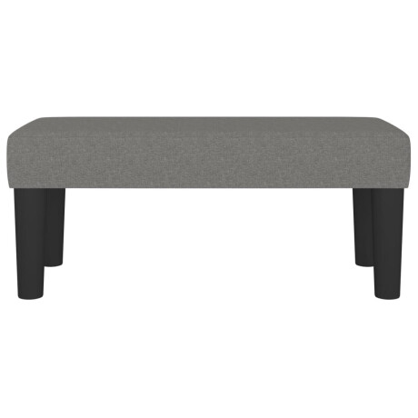 vidaXL Bankje 70x30x30 cm stof donkergrijs afbeelding3 - 1