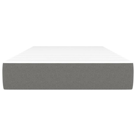 vidaXL Pocketveringmatras 80x200x20 cm stof donkergrijs afbeelding3 - 1