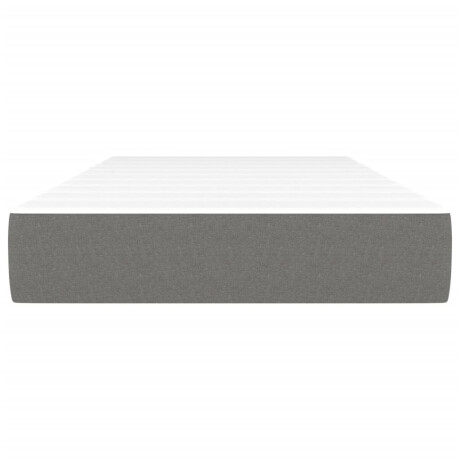 vidaXL Pocketveringmatras 90x200x20 cm stof donkergrijs afbeelding3 - 1