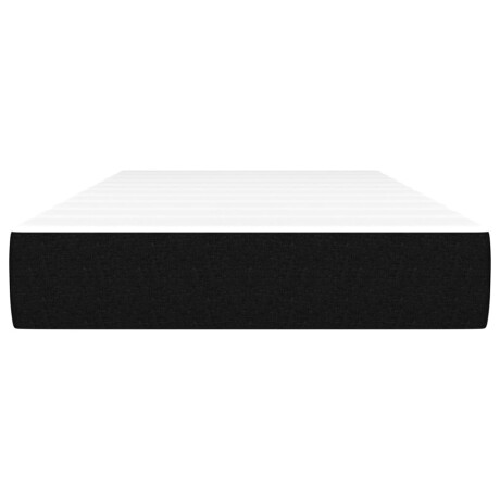 vidaXL Pocketveringmatras 100x200x20 cm stof zwart afbeelding3 - 1