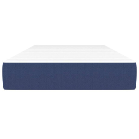 vidaXL Pocketveringmatras 100x200x20 cm stof blauw afbeelding3 - 1