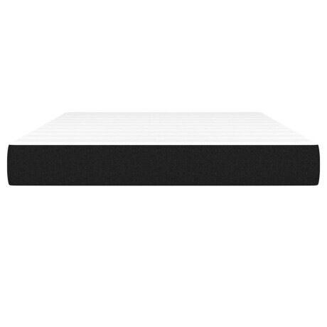 vidaXL Pocketveringmatras 140x200x20 cm stof zwart afbeelding3 - 1
