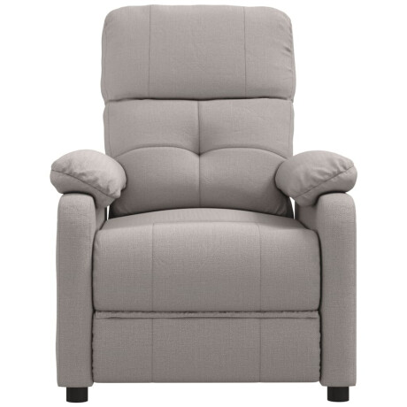 vidaXL Fauteuil verstelbaar stof taupe afbeelding3 - 1