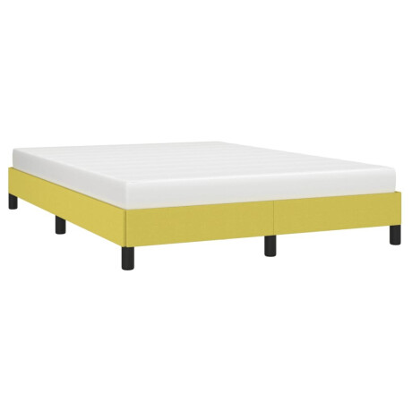 vidaXL Bedframe zonder matras 140x200 cm stof groen afbeelding3 - 1