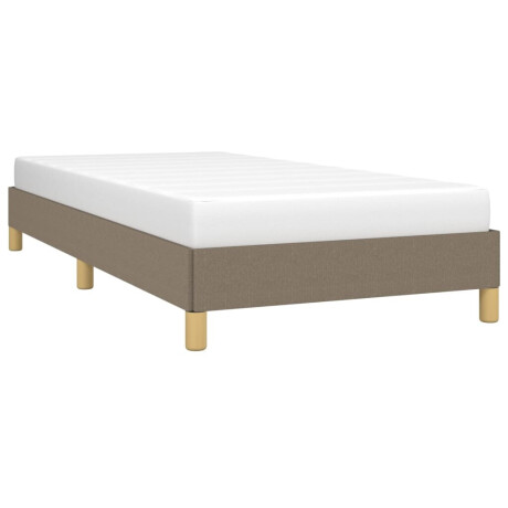 vidaXL Bedframe zonder matras 90x200 cm stof taupe afbeelding3 - 1