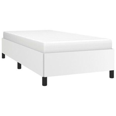 vidaXL Bedframe kunstleer wit 80x200 cm afbeelding3 - 1