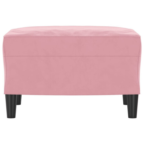 vidaXL Voetenbank 60x50x41 cm fluweel roze afbeelding3 - 1