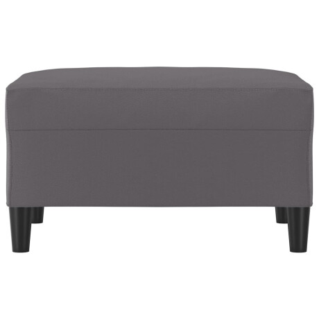 vidaXL Voetenbank 70x55x41 cm kunstleer grijs afbeelding3 - 1