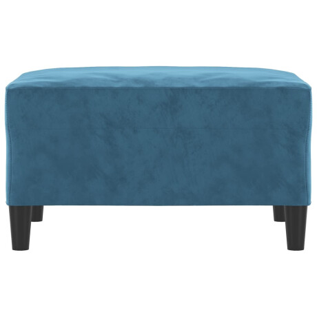 vidaXL Voetenbank 70x55x41 cm fluweel blauw afbeelding3 - 1