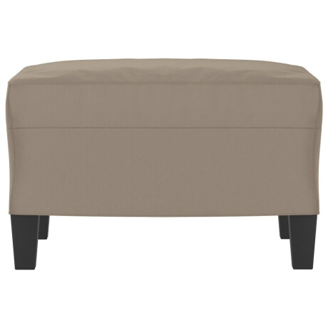 vidaXL Voetenbank 60x50x41 cm microvezelstof taupe afbeelding3 - 1
