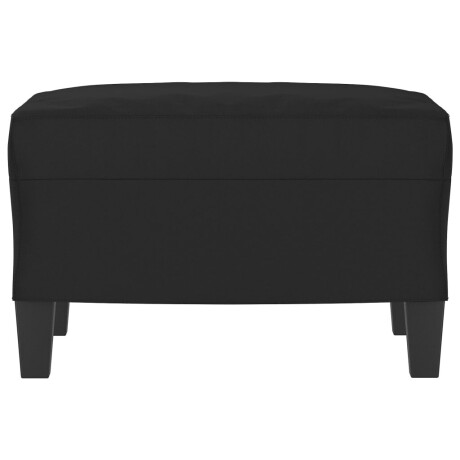 vidaXL Voetenbank 60x50x41 cm microvezelstof zwart afbeelding3 - 1