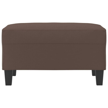 vidaXL Voetenbank 70x55x41 cm kunstleer bruin afbeelding3 - 1