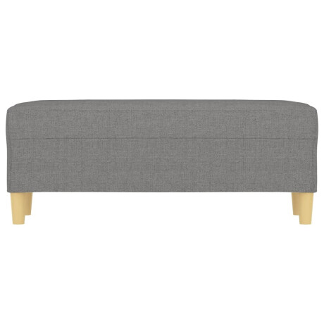 vidaXL Bankje 100x35x41 cm stof donkergrijs afbeelding3 - 1