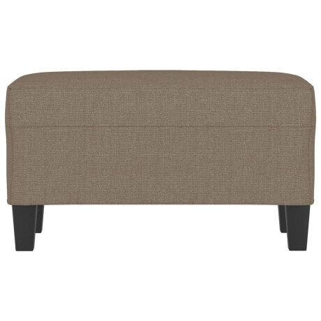 vidaXL Bankje 70x35x41 cm stof taupe afbeelding3 - 1