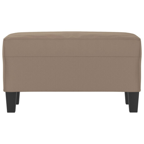 vidaXL Bankje 70x35x41 cm microvezelstof taupe afbeelding3 - 1