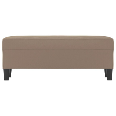 vidaXL Bankje 100x35x41 cm microvezelstof taupe afbeelding3 - 1