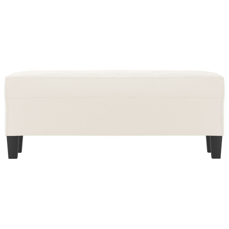vidaXL Bankje 100x35x41 cm microvezelstof beige afbeelding3 - 1