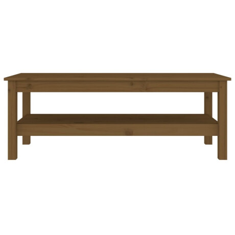 vidaXL Salontafel 110x50x40 cm massief grenenhout honingbruin afbeelding3 - 1