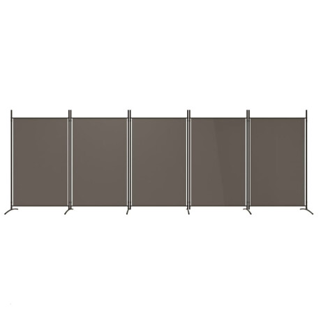 vidaXL Kamerscherm met 5 panelen 433x180 cm stof antracietkleurig afbeelding3 - 1