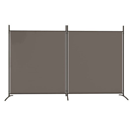 vidaXL Kamerscherm met 2 panelen 346x180 cm stof antracietkleurig afbeelding3 - 1
