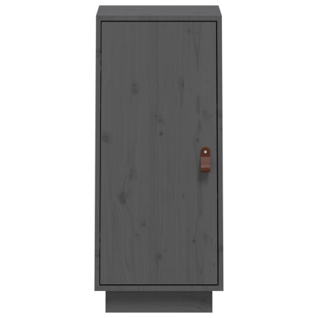 vidaXL Dressoir 34x40x75 cm massief grenenhout grijs afbeelding3 - 1