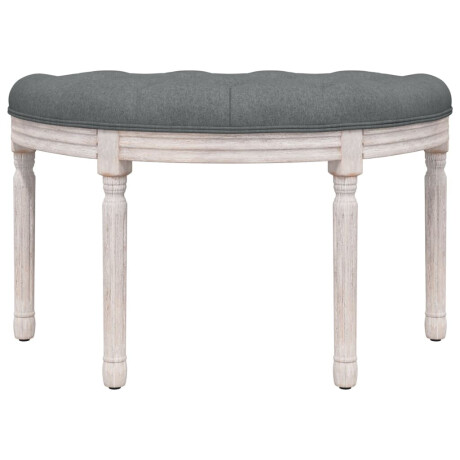 vidaXL Bankje 81,5x41x49 cm stof donkergrijs afbeelding3 - 1