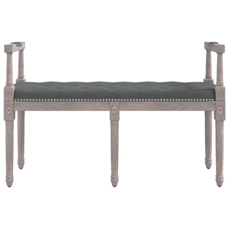 vidaXL Bankje 110x40x70 cm stof donkergrijs afbeelding3 - 1