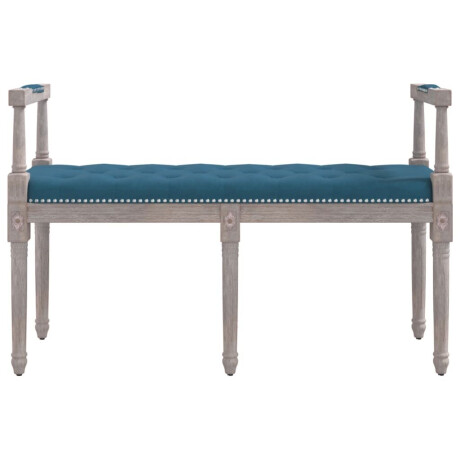 vidaXL Bankje 110x40x70 cm fluweel blauw afbeelding3 - 1