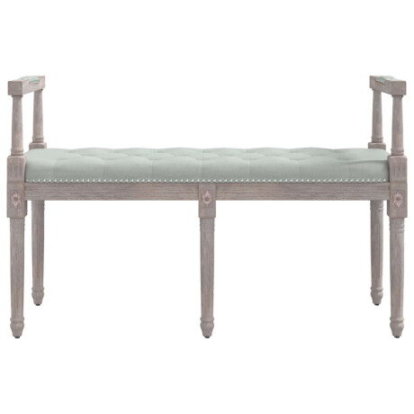 vidaXL Bankje 110x40x70 cm fluweel lichtgrijs afbeelding3 - 1