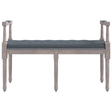 vidaXL Bankje 110x40x70 cm fluweel donkergrijs afbeelding3 - 1