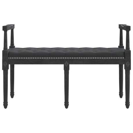 vidaXL Bankje 110x40x70 cm fluweel zwart afbeelding3 - 1