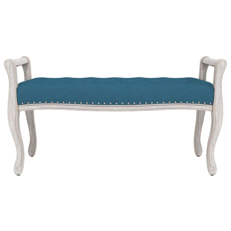 vidaXL Bankje 110x45x60 cm fluweel blauw afbeelding3 - 1