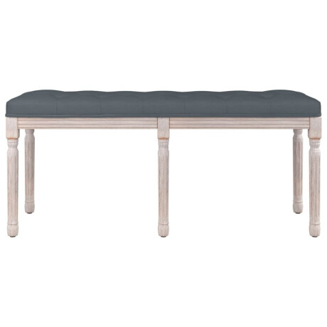 vidaXL Bankje 110x40x49 cm fluweel donkergrijs afbeelding3 - 1