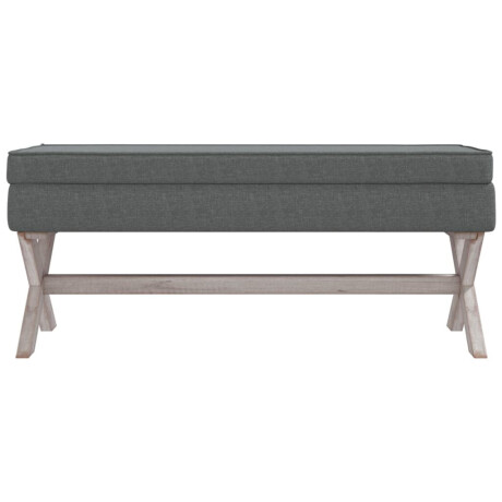 vidaXL Opbergkruk 110x45x49 cm stof donkergrijs afbeelding3 - 1
