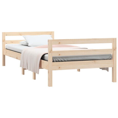 vidaXL Bedframe zonder matras massief grenenhout 80x200 cm afbeelding3 - 1