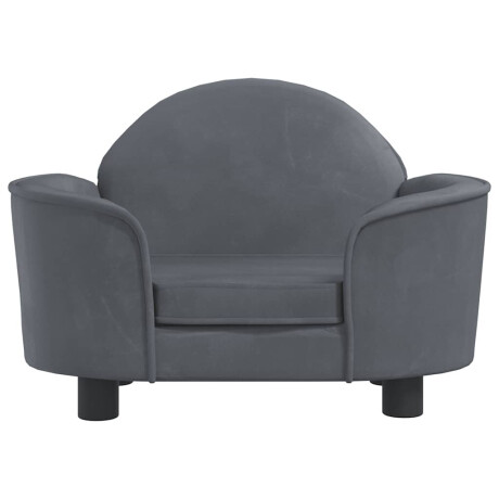 vidaXL Hondenmand 66x40x45 cm fluweel donkergrijs afbeelding3 - 1