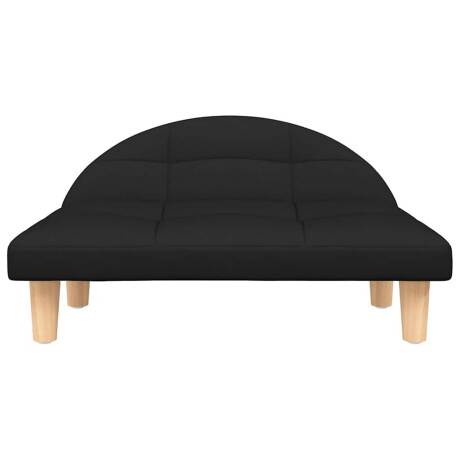 vidaXL Hondenmand 70x52x30 cm stof zwart afbeelding3 - 1