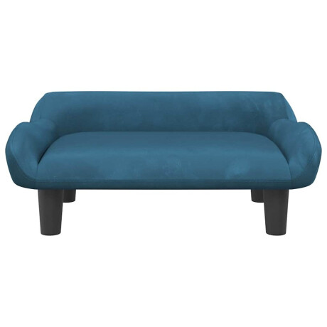 vidaXL Hondenmand 70x40x24 cm fluweel blauw afbeelding3 - 1